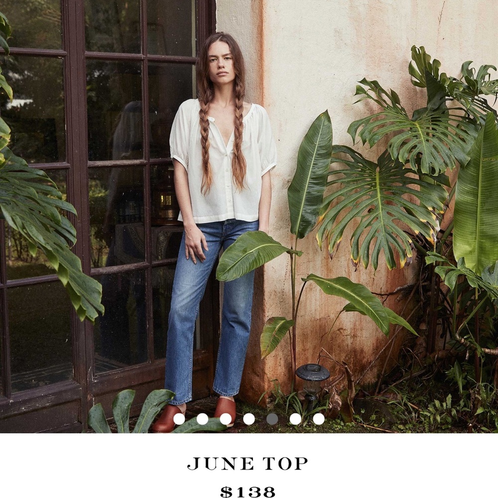 Doen White June Top